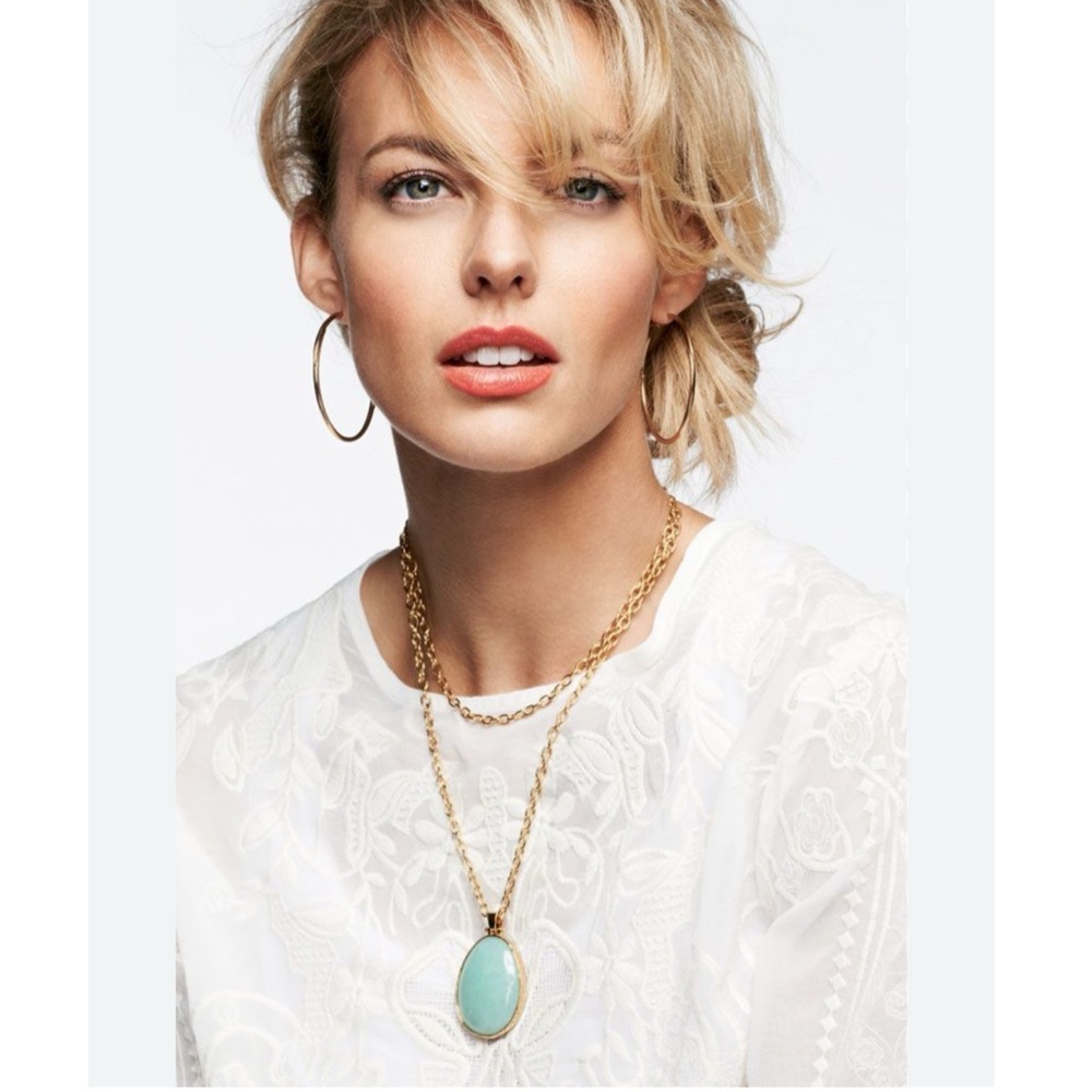 Stella & Dot Sanibel Reversible Pendant Necklace